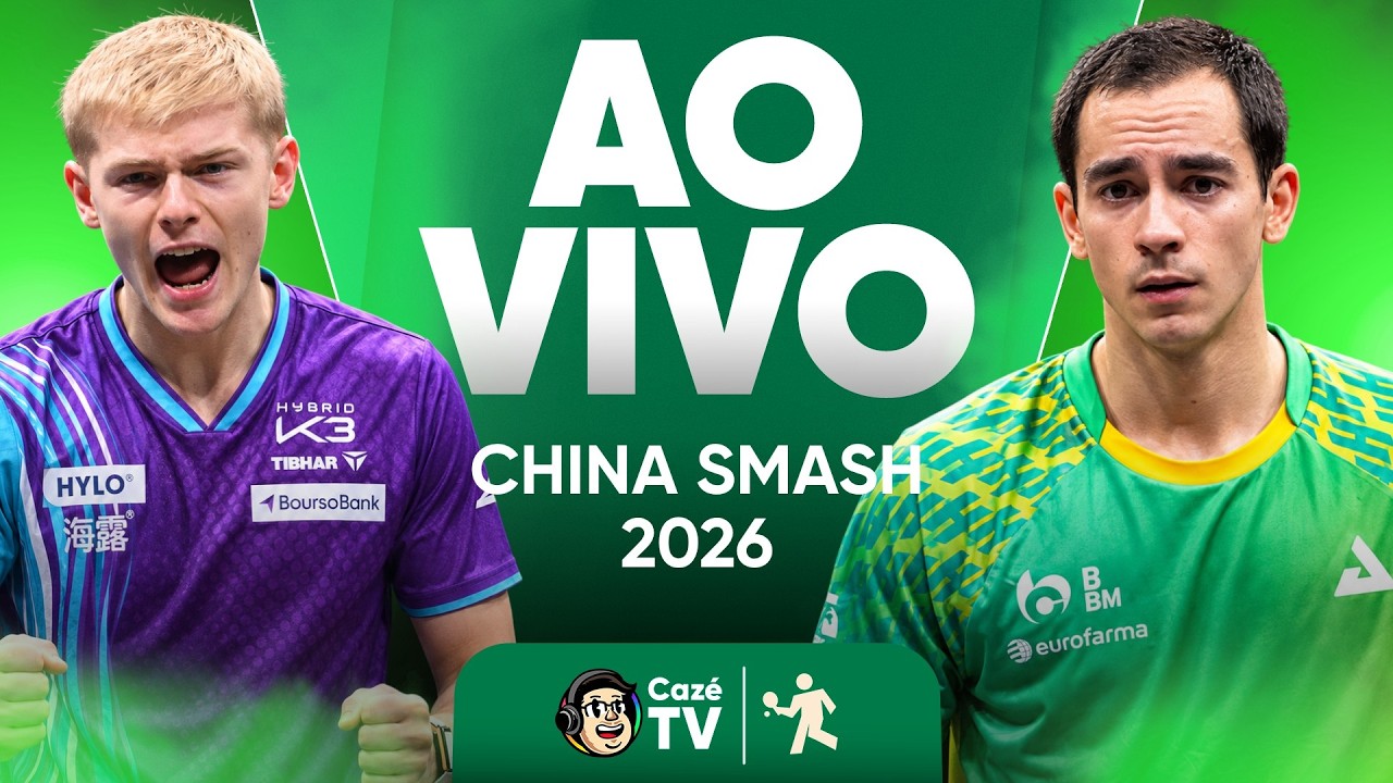 TÊNIS DE MESA: HUGO CALDERANO X FELIX LEBRUM NO CHINA SMASH 2026 | QUARTAS DE FINAL