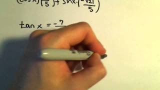 Sum and Difference Identities for Sine and Cosine, More Examples #3
