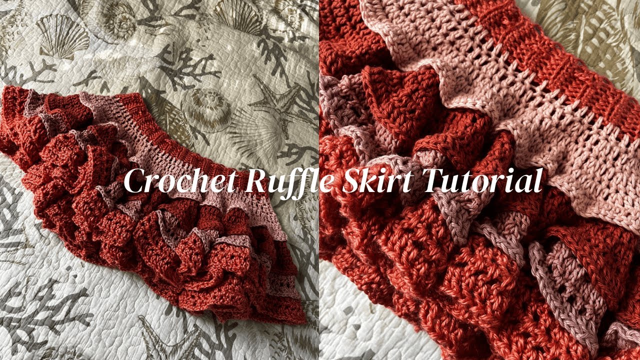 Crochet Ruffle Mini Skirt Tutorial (for all sizes)