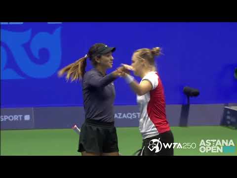 A. Binkova / A. Danilina  vs G. Ainitdinova / Z. Kulambayeva Round 1 Highlights | WTA250 Astana Open