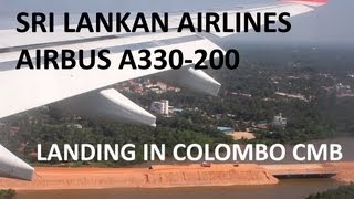 preview picture of video 'Sri Lankan Airlines Landing in Colombo HD Airbus A330'