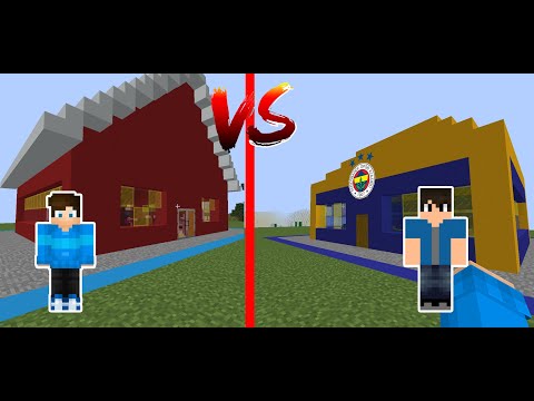 FENERBAHÇE EV VS GALATASARAY EV! 😱😱-Minecraft