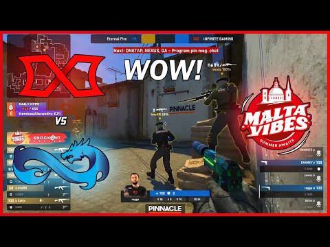 WHAT A MATCH! | Infinite vs Eternal Fire | Malta Vibes Knockout Series 2 - HiGHLiGHTS | CSGO