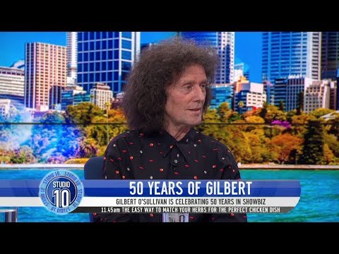 Gilbert O'Sullivan Celebrates 50 Years In Showbiz | Studio 10