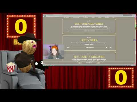 theburntpeanut Losses it after gingy votes for best v tuber