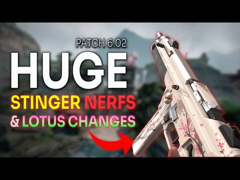 NEW UPDATE! Stinger NERFS & Lotus Changes! - Patch 6.02 LEAK