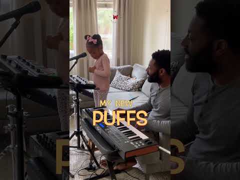 My daughter, Shia made a whole song about the puffs mommy put in her hair ???? And it was a vibe!