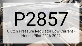 OBD Code p2857 Guide to Repair