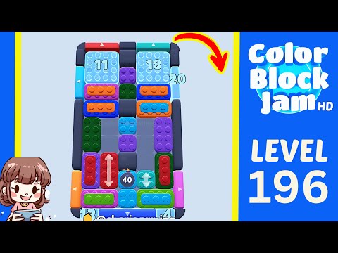 Color Block Jam Level 196 Solution Walkthrough