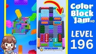 Solusi Level 196 Color Block Jam