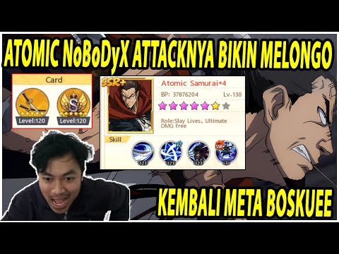 🔥🔥NoBoDyX BUILD ATOMIC 4JUTA ATTACK!! KIRAIN GIMICK TERNYATA AMPUH!! - ONE PUNCH MAN The Strongest