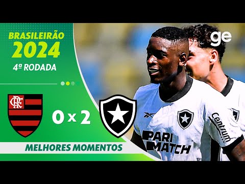 Gols e lances de Flamengo x Botafogo