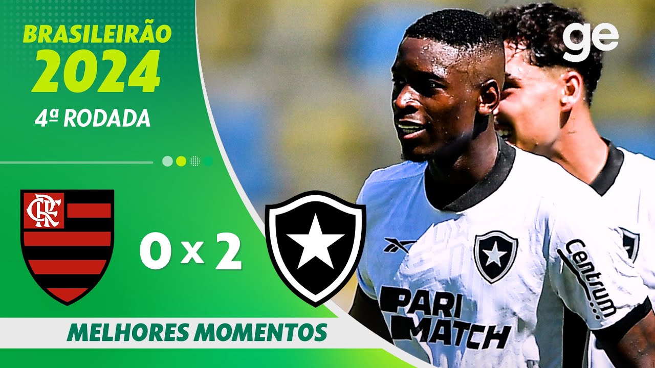 VÍDEO | Gols e melhores momentos da grande vitória do Botafogo sobre o Flamengo no Maracanã no Brasileirão 2024