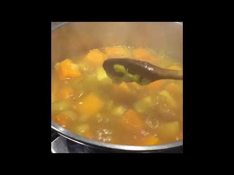 pumpkin soup( zuppa di zucca) halloween menu🎃