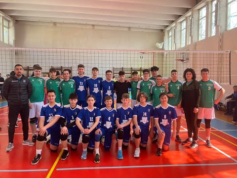 Aspecte din meciul de volei speranțe: LPS Suceava - CSS Nicu Gane Falticeni 3-0