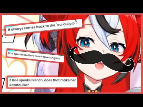 𝐂𝐡𝐚𝐭 𝐖𝐡𝐞𝐧 𝐁𝐚𝐞 𝐒𝐩𝐞𝐚𝐤𝐢𝐧𝐠 𝐢𝐧 𝐅𝐫𝐞𝐧𝐜𝐡  [Hololive Clip]