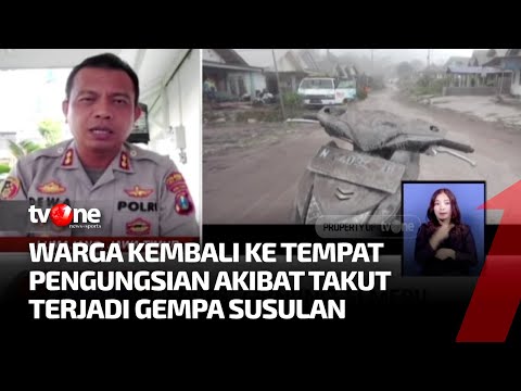 Abu Vulkanik Gunung Semeru Tutupi Rumah Warga | Kabar Pagi tvOne