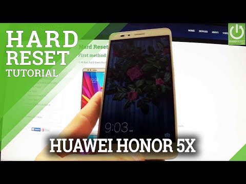 Factory Reset HUAWEI Honor 5X - Restore Settings / Delete Data