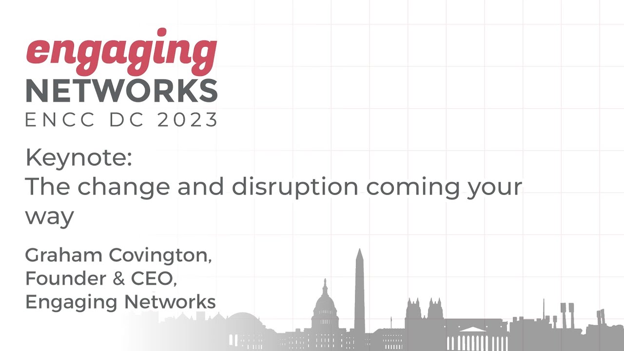 Keynote: The change and disruption coming your way