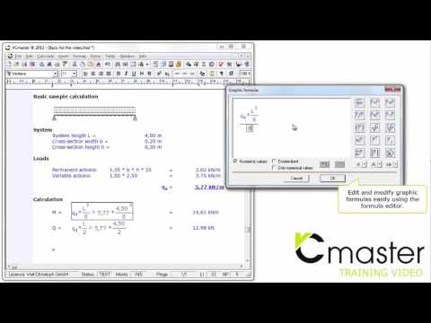 VCmaster   Editing variables and formulas