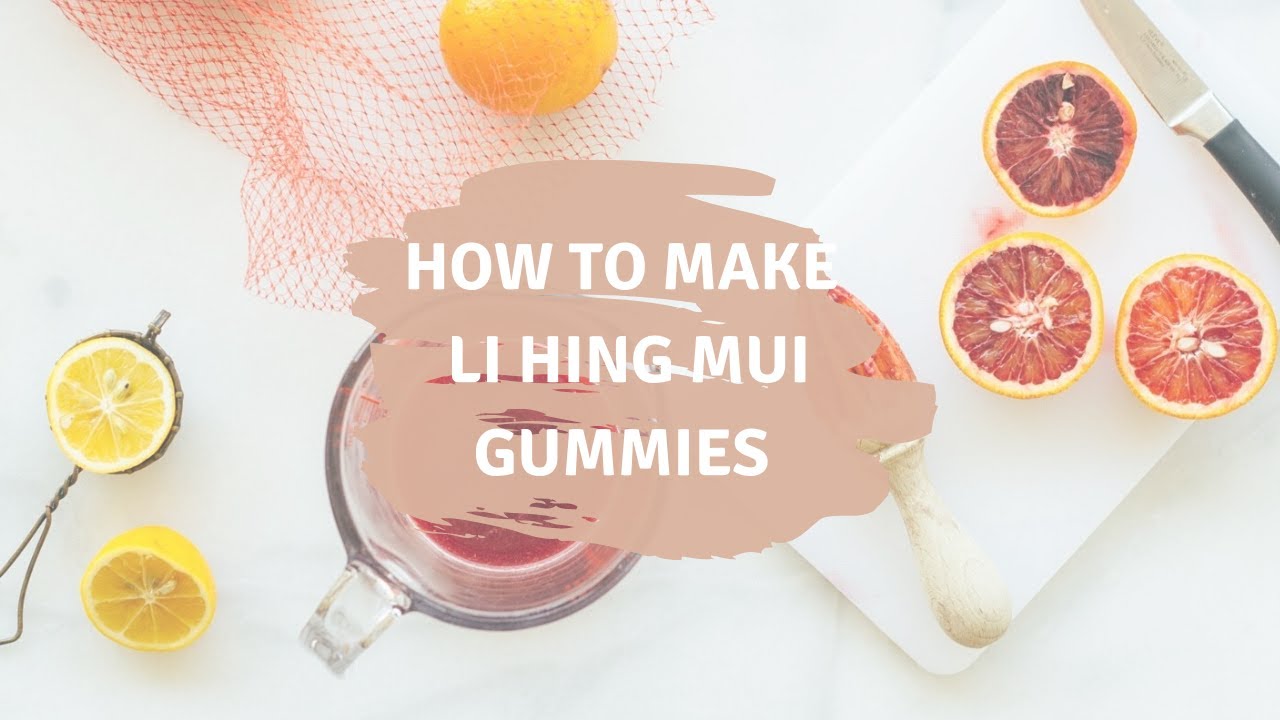 Watch video HAWAII SNAX SF : HOW TO MAKE LI HING MUI GUMMIES Now HAWAII SNAX SF : HOW TO MAKE LI HING MUI GUMMIES