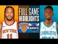 KNICKS at HORNETS | FULL GAME HIGHLIGHTS | November 18, 2023