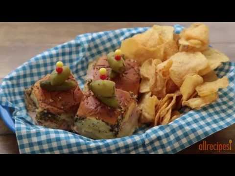 How to Make Baked Ham and Cheese Party Sandwiches | Appetizer Recipes | Allrecipes.com
