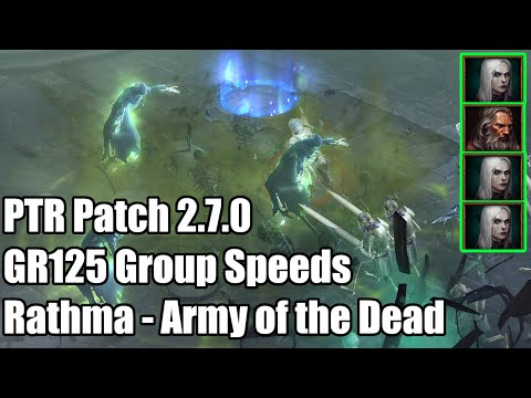 PTR Patch 2.7.0 Rathma Necro GR125 Group Speeds