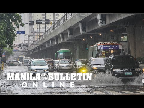 Flooded parts of Taft Ave. in Manila due to habagat