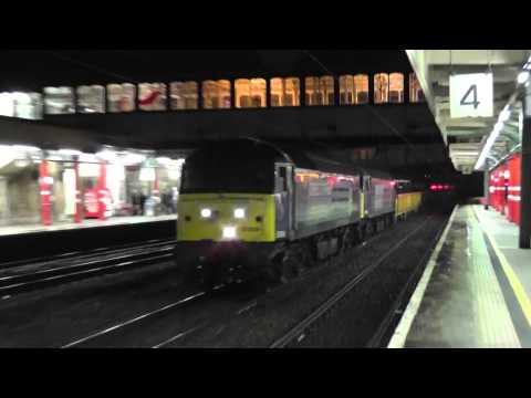 57009/57002 6k27 Carlisle yard - Crewe Basford Hall engineers, 5th February 2014