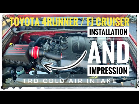 Toyota 4Runner/FJ Cruiser (1GR) TRD Cold Air Intake Installation - Step by Step