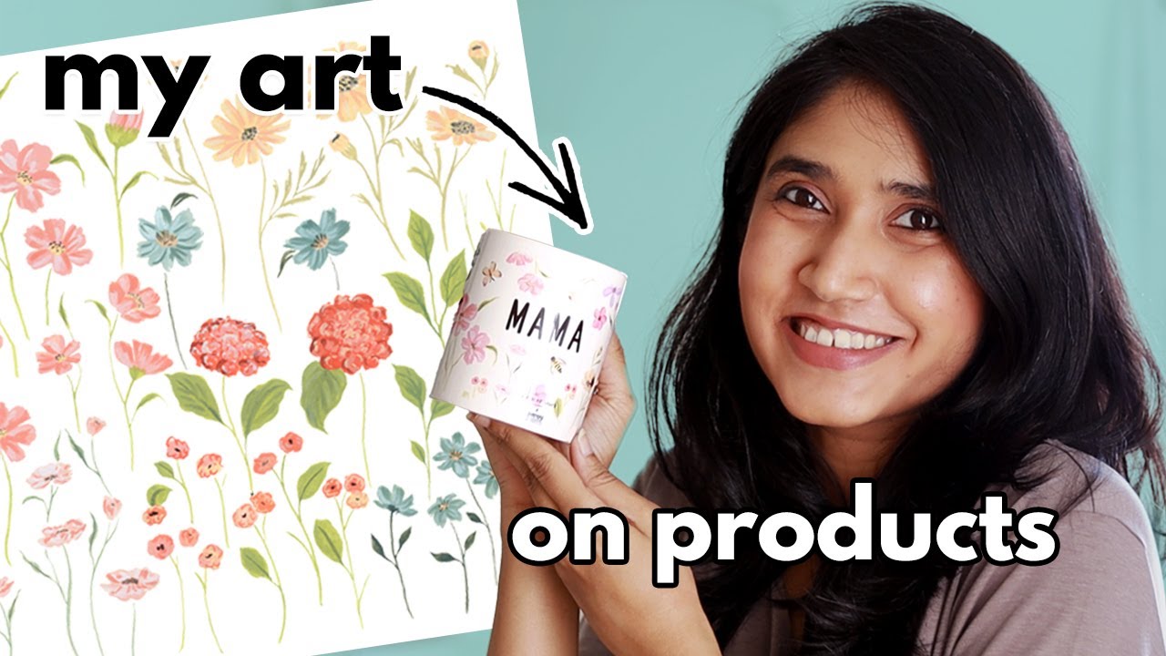 How I got my first client as a beginner surface pattern designer