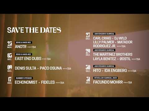 SAVE THE DATES - SURREAL PARK