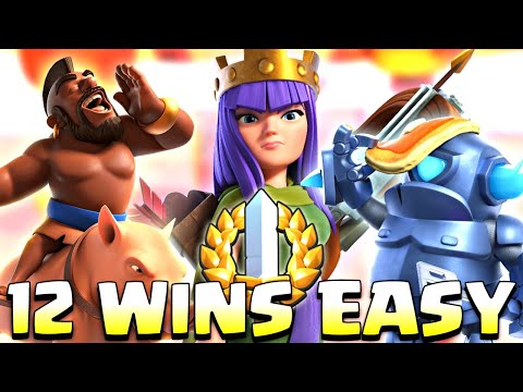 12-0 GRAND CHALLENGE WITH THE DECK I FINISHED #1 - Clash Royale