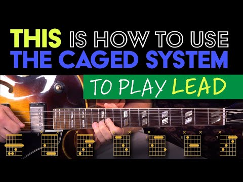THIS is how to USE the CAGED System to play lead over chord changes - Guitar Lesson - EP582