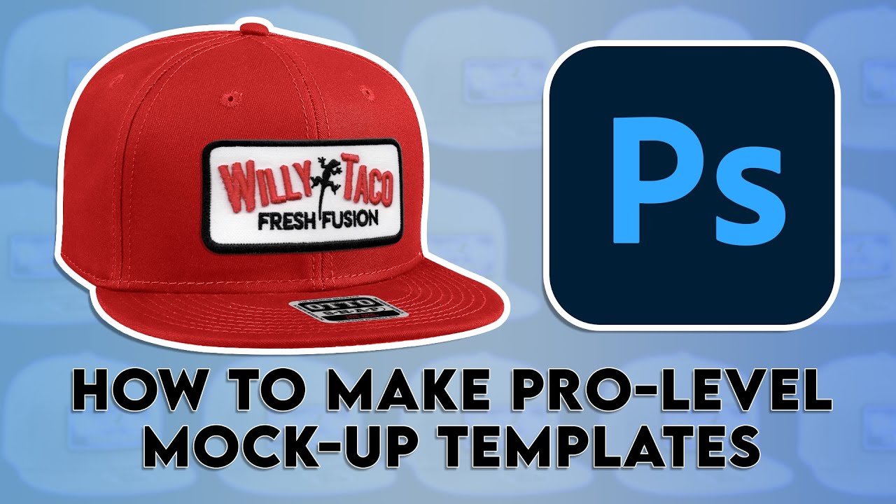 How to create hat mock-up templates with pro results
