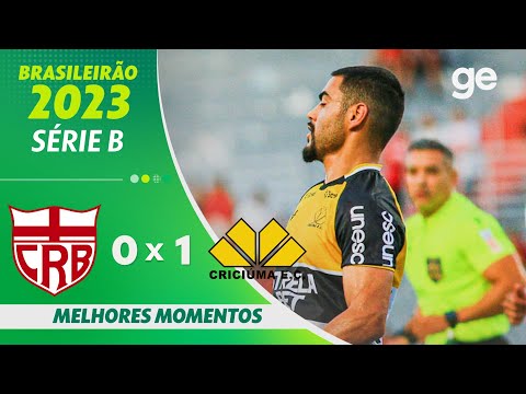 Gols e lances de CRB x Criciúma