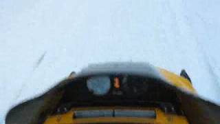 preview picture of video 'hemet cam video, taking a ride on the 94 ski-doo mxz 470'
