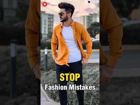 3 Men's Fashion Mistakes ❌ || #shorts #viral