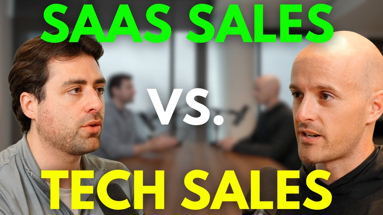 SaaS Sales vs. Tech Sales Explained (Career Advice)