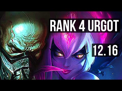 URGOT vs EVELYNN (JNG) | Rank 4 Urgot, 6/2/6 | TR Master | 12.16