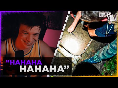 ARUAN REAGE A O RENAN TRANCOU O BRUNO NA LENDA DO POÇO QUE GRITA DE NOITE - Cortes do Aruan