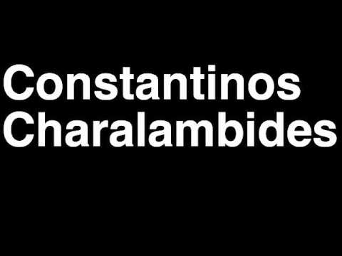 How to Pronounce Constantinos Charalambides APOEL FC Football Futbol Goal Penalty Kick Red Card