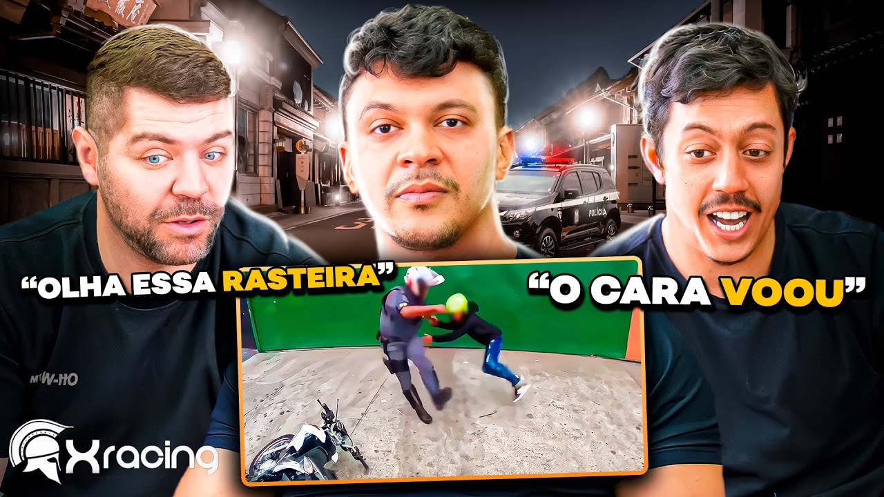 3 HUMORISTAS EM CHOQUE COM OS ENQUADROS DO XRACING 🏍️😱