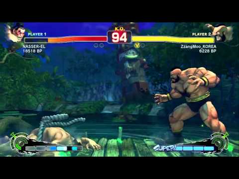[SSF4] Honda(NASSER-EL)vsZangief(ZzangMoo_KOREA) 10/10/25 PS3