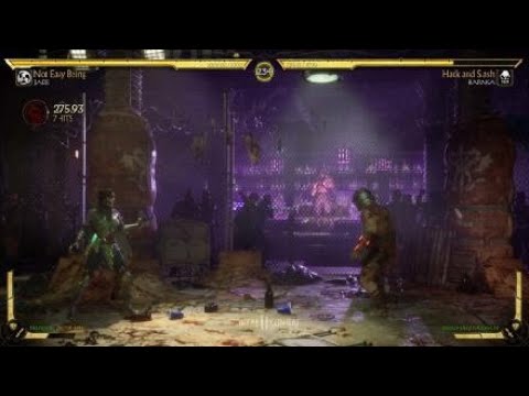 Mortal Kombat 11 Online Beta Jade Midscreen 27% 1 bar cross-up