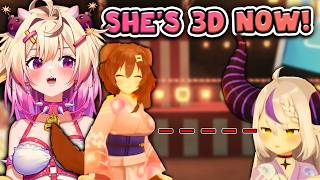 Rosiebellmoo Reacts to 3D Korone Being an Absolute Menace for 8 Minutes...