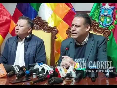GOBERNADOR DE LA PAZ INFORMA DE LA ENTREGA DE ALIMENTOS PARA LAS FAMILIAS AFECTADAS POR LOS BLOQUEOS