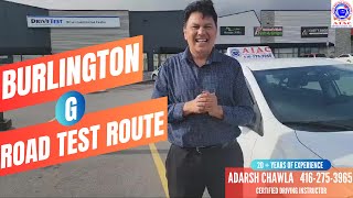 Burlington G Road Test Route - 2023 - New Modified Full G Test Route