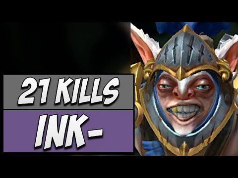 Ink Amazing Meepo with 21 KILLS | Dota Gameplay